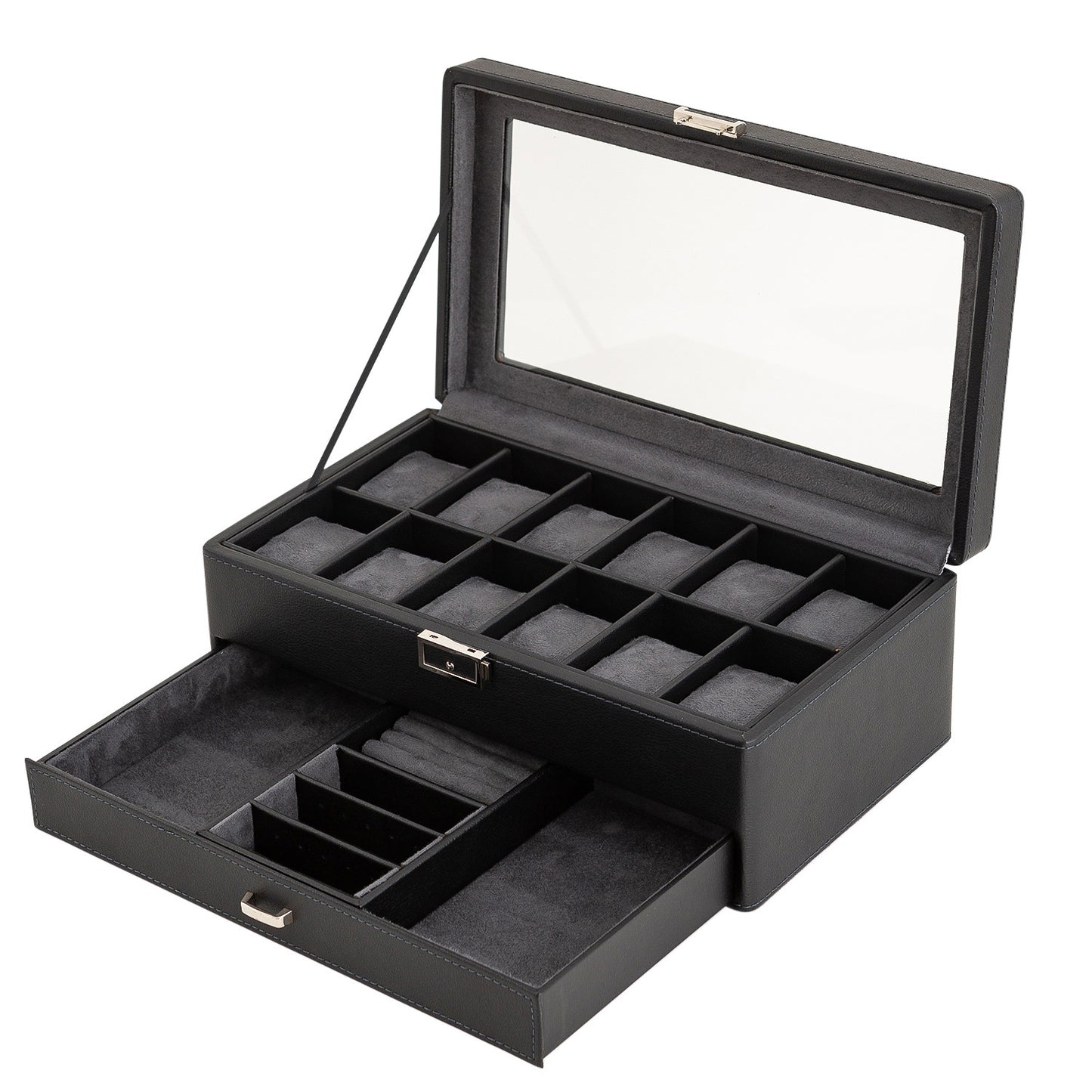 Double-layer Watch Jewelry Storage Box