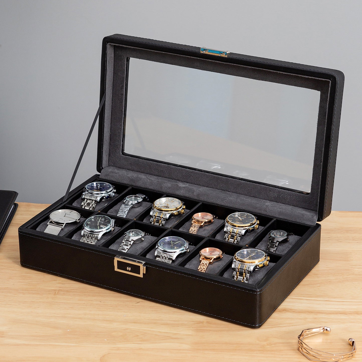 Double-layer Watch Jewelry Storage Box