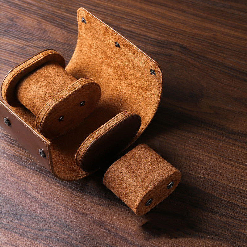 Watch Portable PU Three-position Storage Box